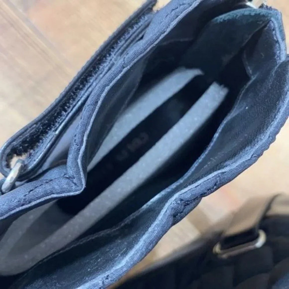 Colin Stuart Black Quilted Ankle Boots Pointed Toe - Picture 9 of 11